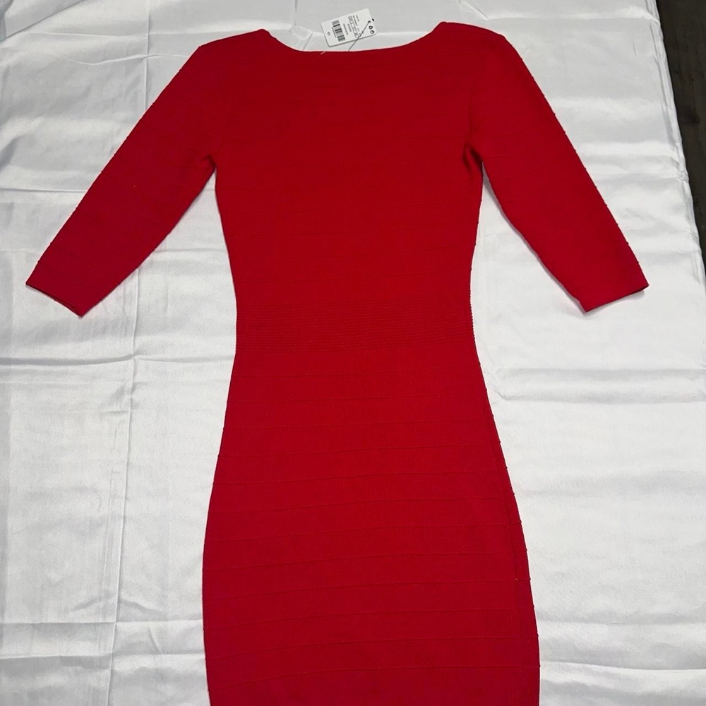 MNG Basics by Mango fitted red dress - Picture 8 of 8